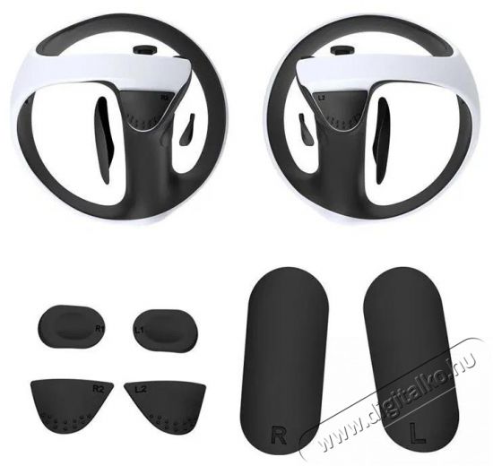 DOBE Anti-slip silicone caps for Playstation VR2 gamepad black Mobil / Kommunik&aacute;ci&oacute; / Smart - VR virtu&aacute;lis szem&uuml;veg - 523449