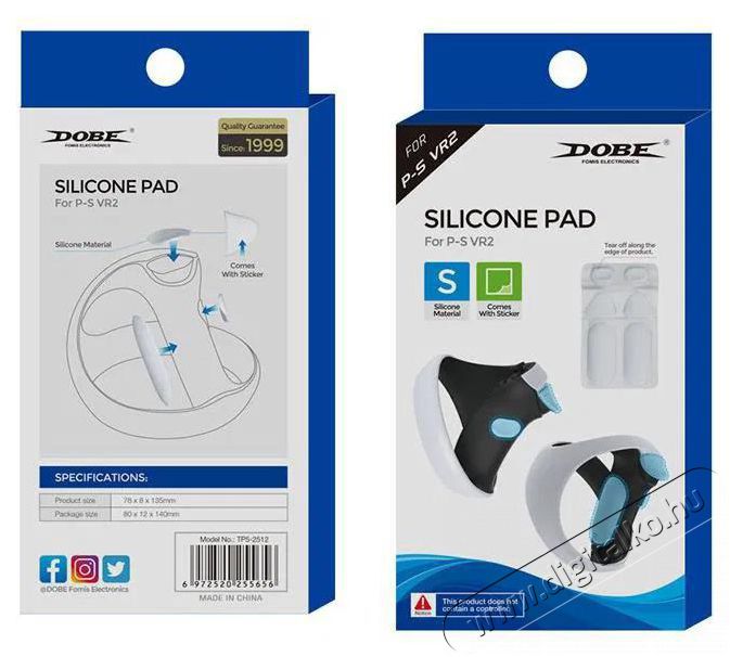 DOBE Anti-slip silicone caps for Playstation VR2 gamepad black Mobil / Kommunik&aacute;ci&oacute; / Smart - VR virtu&aacute;lis szem&uuml;veg - 523449