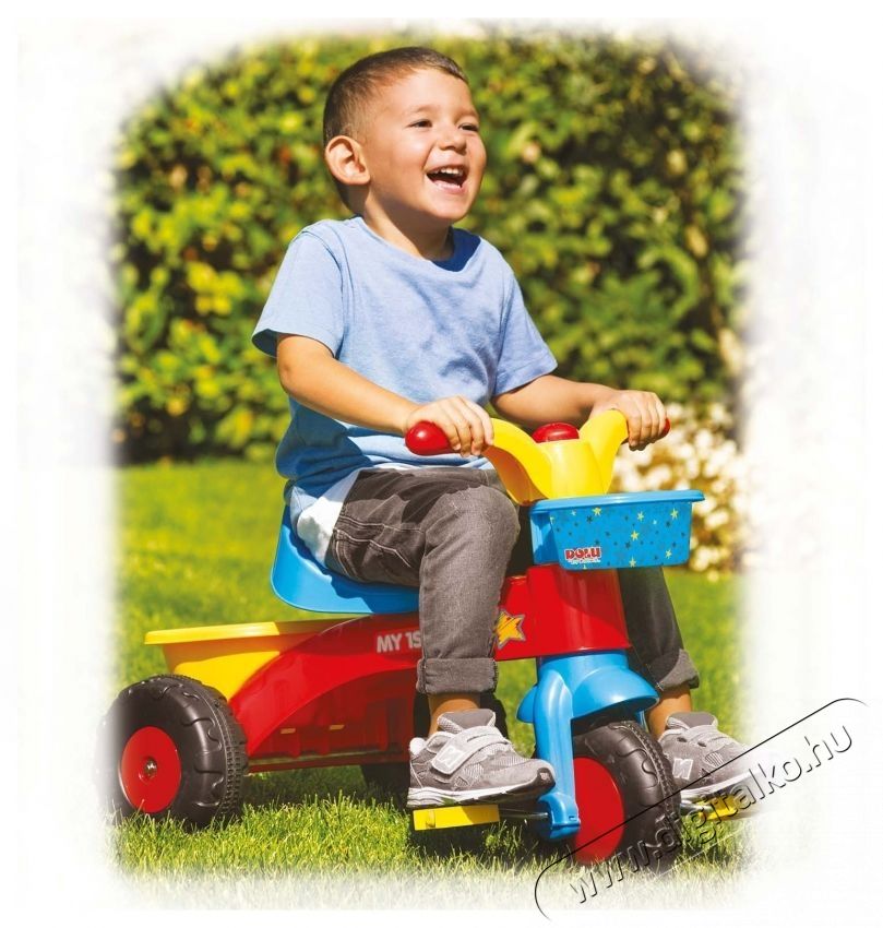Dolu ped&aacute;los tricikli, My First Tricycle, tarka H&aacute;ztart&aacute;s / Otthon / K&uuml;lt&eacute;r - J&aacute;t&eacute;k / Sport - Szabadt&eacute;ri j&aacute;t&eacute;k - 535132