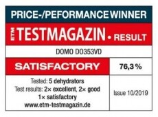 Domo DO353VD profi gy&uuml;m&ouml;lcs &eacute;s z&ouml;lds&eacute;g aszal&oacute; g&eacute;p Konyhai term&eacute;kek - Konyhai kisg&eacute;p (s&uuml;t&eacute;s / főz&eacute;s / hűt&eacute;s / &eacute;telk&eacute;sz&iacute;t&eacute;s) - Gy&uuml;m&ouml;lcsaszal&oacute; - 370368