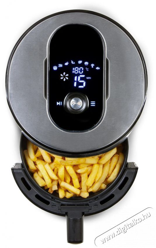 Domo DO530FR l&eacute;gkever&eacute;ses fritőz XL 4 liter Konyhai term&eacute;kek - Konyhai kisg&eacute;p (s&uuml;t&eacute;s / főz&eacute;s / hűt&eacute;s / &eacute;telk&eacute;sz&iacute;t&eacute;s) - L&eacute;gkever&eacute;ses főzőg&eacute;p / elektromos kukta / multifunkci&oacute;s s&uuml;tő - 361946
