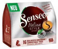 Douwe Egberts Senseo Italian Style Intenso 16 db kávépárna Konyhai termékek - Kávéfőző / kávéörlő / kiegészítő - Kávé kapszula / pod / szemes / őrölt kávé - 398636