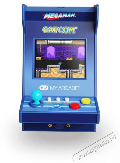 DREAMGEAR My Arcade DGUNL-4188 Mega Man Nano Player Pro Retro Arcade 4.8 Hordozhat&oacute; J&aacute;t&eacute;kkonzol Iroda &eacute;s sz&aacute;m&iacute;t&aacute;stechnika - Egy&eacute;b sz&aacute;m&iacute;t&aacute;stechnikai term&eacute;k - 498063
