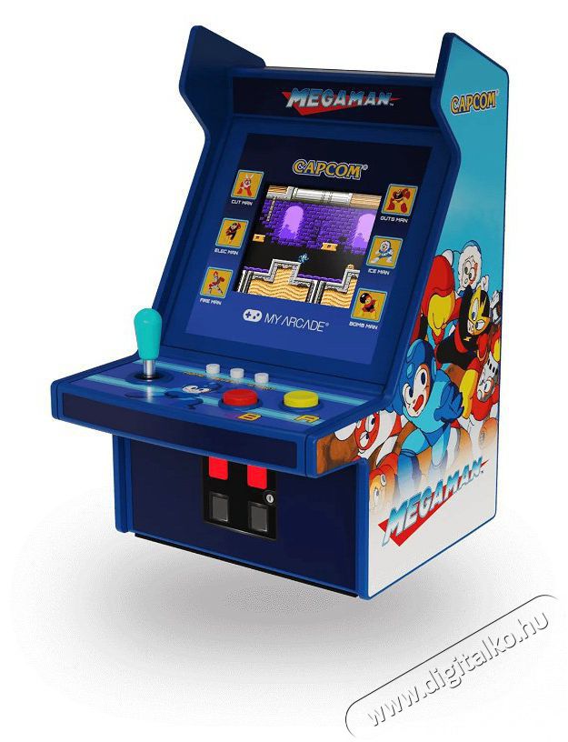 DREAMGEAR My Arcade DGUNL-4189 Mega Man Micro Player Pro Retro Arcade 6.75 Hordozhat&oacute; J&aacute;t&eacute;kkonzol Iroda &eacute;s sz&aacute;m&iacute;t&aacute;stechnika - Egy&eacute;b sz&aacute;m&iacute;t&aacute;stechnikai term&eacute;k - 498061