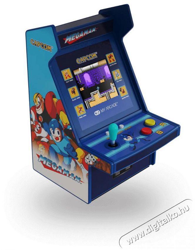DREAMGEAR My Arcade DGUNL-4189 Mega Man Micro Player Pro Retro Arcade 6.75 Hordozhat&oacute; J&aacute;t&eacute;kkonzol Iroda &eacute;s sz&aacute;m&iacute;t&aacute;stechnika - Egy&eacute;b sz&aacute;m&iacute;t&aacute;stechnikai term&eacute;k - 498061