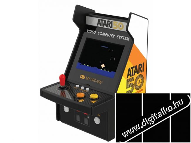 DREAMGEAR My Arcade DGUNL-7013 Atari Micro Player Pro Portable Retro Arcade 6.75 Hordothat&oacute; J&aacute;t&eacute;kkonzol Iroda &eacute;s sz&aacute;m&iacute;t&aacute;stechnika - J&aacute;t&eacute;k konzol - Kontroller - 498060