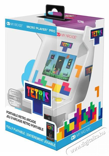 DREAMGEAR My Arcade DGUNL-7025 Tetris Micro Player Pro Pro Retro Arcade 6.75 Hordothat&oacute; J&aacute;t&eacute;kkonzol Iroda &eacute;s sz&aacute;m&iacute;t&aacute;stechnika - Egy&eacute;b sz&aacute;m&iacute;t&aacute;stechnikai term&eacute;k - 498062