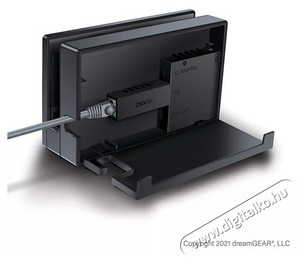 DREAMGEAR Bionik BNK-9018 Nintendo Switch USB 3.0 Gigagnet adapter Iroda &eacute;s sz&aacute;m&iacute;t&aacute;stechnika - J&aacute;t&eacute;k konzol - Kieg&eacute;sz&iacute;tő - 499153