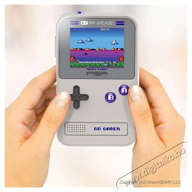 DREAMGEAR My Arcade DGUN-3910 Go Gamer Classic 300in1 sz&uuml;rke-lila hordozhat&oacute; k&eacute;zikonzol Iroda &eacute;s sz&aacute;m&iacute;t&aacute;stechnika - J&aacute;t&eacute;k konzol - Kontroller - 499129