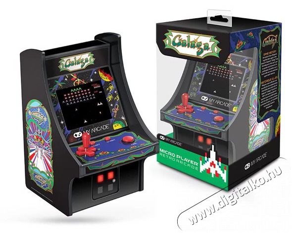 DREAMGEAR My Arcade DGUNL-3222 Galaga Micro Player Retro Arcade 6.75 hordozhat&oacute; j&aacute;t&eacute;kkonzol Iroda &eacute;s sz&aacute;m&iacute;t&aacute;stechnika - J&aacute;t&eacute;k konzol - Kieg&eacute;sz&iacute;tő - 499143