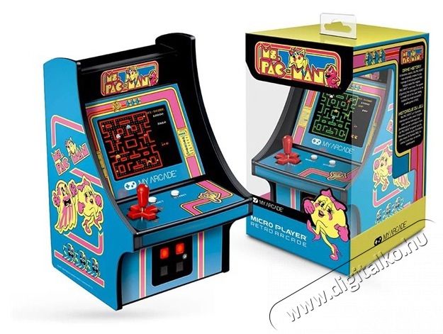 DREAMGEAR My Arcade DGUNL-3230 Ms. Pac-Man Micro Player Retro Arcade 6.75 hordozhat&oacute; j&aacute;t&eacute;kkonzol Iroda &eacute;s sz&aacute;m&iacute;t&aacute;stechnika - J&aacute;t&eacute;k konzol - Kontroller - 499144