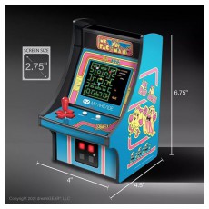 DREAMGEAR My Arcade DGUNL-3230 Ms. Pac-Man Micro Player Retro Arcade 6.75 hordozhat&oacute; j&aacute;t&eacute;kkonzol Iroda &eacute;s sz&aacute;m&iacute;t&aacute;stechnika - J&aacute;t&eacute;k konzol - Kontroller - 499144