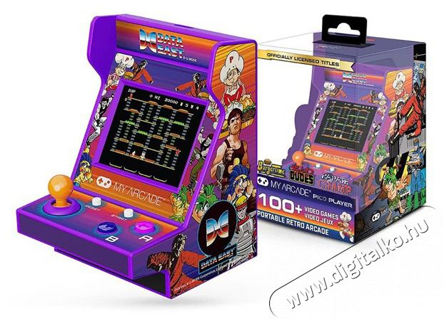 DREAMGEAR My Arcade DGUNL-4118 Data East 100+ Pico Player Retro Arcade 3.7 hordozhat&oacute; j&aacute;t&eacute;kkonzol Iroda &eacute;s sz&aacute;m&iacute;t&aacute;stechnika - J&aacute;t&eacute;k konzol - Kontroller - 499139