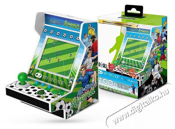 DREAMGEAR My Arcade DGUNL-4119 All-Star Arena 100+ Pico Player Retro Arcade 3.7 hordozhat&oacute; j&aacute;t&eacute;kkonzol Iroda &eacute;s sz&aacute;m&iacute;t&aacute;stechnika - J&aacute;t&eacute;k konzol - Kontroller - 499130