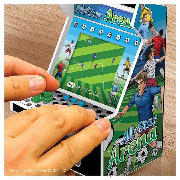 DREAMGEAR My Arcade DGUNL-4125 All-Star Arena 300+ Micro Player Retro Arcade 6.75 hordozhat&oacute; j&aacute;t&eacute;kkonzol Iroda &eacute;s sz&aacute;m&iacute;t&aacute;stechnika - J&aacute;t&eacute;k konzol - Kontroller - 499137