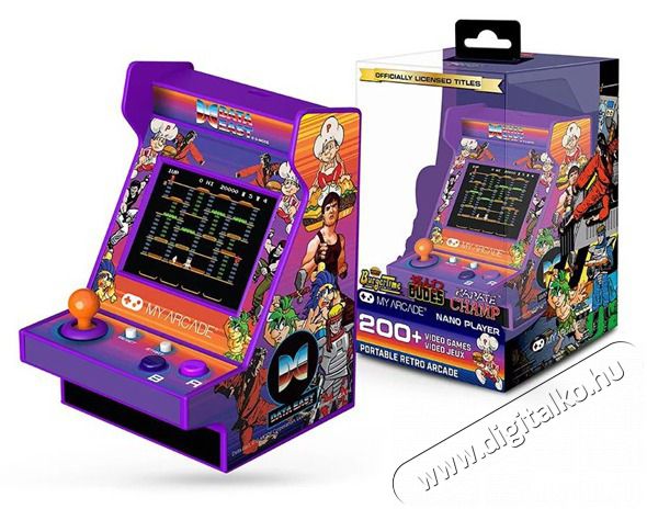 DREAMGEAR My Arcade DUGNL-4121 Data East 200+ Nano Player Retro Arcade 4.5hordozhat&oacute; j&aacute;t&eacute;kkonzol Iroda &eacute;s sz&aacute;m&iacute;t&aacute;stechnika - J&aacute;t&eacute;k konzol - Kontroller - 499138