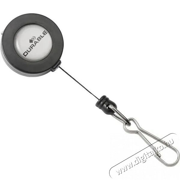 DURABLE joj&oacute;s karabineres fekete sz&iacute;nű n&eacute;vjegytart&oacute; Iroda &eacute;s sz&aacute;m&iacute;t&aacute;stechnika - Nyomtat&oacute; - Kieg&eacute;sz&iacute;tő - 391825