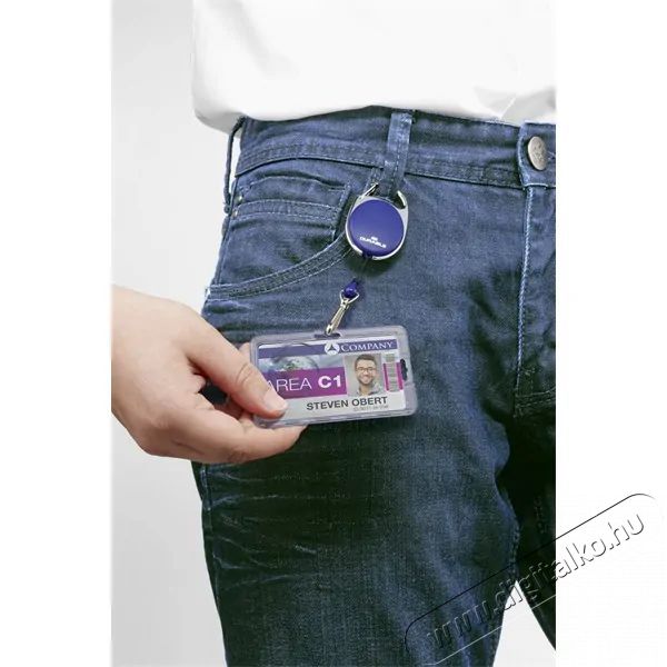 DURABLE Style joj&oacute;s karabineres 1db sz&uuml;rke n&eacute;vkitűző tart&oacute; Iroda &eacute;s sz&aacute;m&iacute;t&aacute;stechnika - Nyomtat&oacute; - Kieg&eacute;sz&iacute;tő - 391830