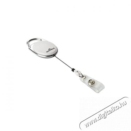 DURABLE Style joj&oacute;s patentos 1db feh&eacute;r n&eacute;vkitűző tart&oacute; Iroda &eacute;s sz&aacute;m&iacute;t&aacute;stechnika - Nyomtat&oacute; - Kieg&eacute;sz&iacute;tő - 391827