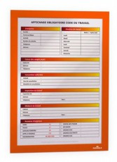 DURABLE Duraframe A4 2db narancss&aacute;rga inform&aacute;ci&oacute;s keret H&aacute;ztart&aacute;s / Otthon / K&uuml;lt&eacute;r - Lak&aacute;sfelszerel&eacute;s - K&eacute;pkeret / k&eacute;ptart&oacute; - 395134