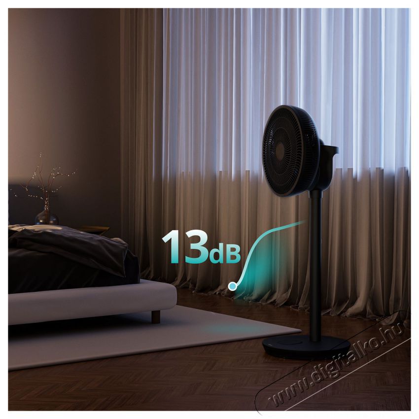 Duux DXCF70 Whisper Flex 2 Smart black H&aacute;ztart&aacute;s / Otthon / K&uuml;lt&eacute;r - Ventil&aacute;tor / L&eacute;gkondicion&aacute;l&oacute; - &Aacute;ll&oacute; / padl&oacute; ventil&aacute;tor - 511899