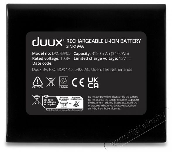 Duux DXCFBP05 H&aacute;ztart&aacute;s / Otthon / K&uuml;lt&eacute;r - Ventil&aacute;tor / L&eacute;gkondicion&aacute;l&oacute; - Kieg&eacute;sz&iacute;tő - 511905