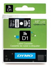 DYMO D1 12mmx7m feh&eacute;r/fekete feliratoz&oacute;g&eacute;p szalag - Iroda &eacute;s sz&aacute;m&iacute;t&aacute;stechnika - Egy&eacute;b sz&aacute;m&iacute;t&aacute;stechnikai term&eacute;k - 442135