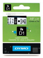 DYMO D1 12mmx7m feh&eacute;r/fekete feliratoz&oacute;g&eacute;p szalag Iroda &eacute;s sz&aacute;m&iacute;t&aacute;stechnika - Egy&eacute;b sz&aacute;m&iacute;t&aacute;stechnikai term&eacute;k - 442135