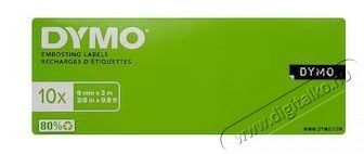 DYMO 3D 9mmx3m fekete műanyag szalag Iroda &eacute;s sz&aacute;m&iacute;t&aacute;stechnika - Egy&eacute;b sz&aacute;m&iacute;t&aacute;stechnikai term&eacute;k - 450825