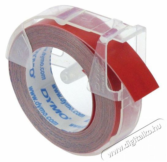 DYMO 3D 9mmx3m piros műanyag szalag Iroda &eacute;s sz&aacute;m&iacute;t&aacute;stechnika - Egy&eacute;b sz&aacute;m&iacute;t&aacute;stechnikai term&eacute;k - 450823