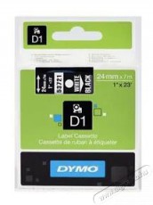 DYMO D1 24mmx7m fekete/fehér feliratozógép szalag Iroda és számítástechnika - Címkenyomtató - Szalag címkenyomtatóhoz - 438801