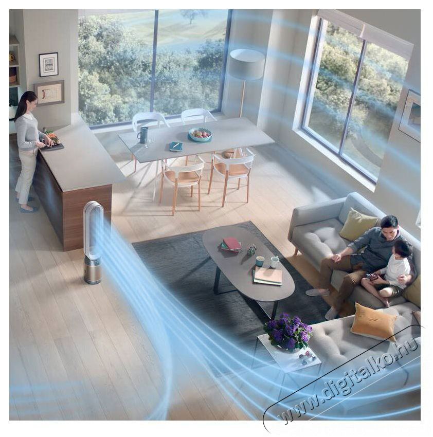 Dyson Purifier Cool Formaldahyde TP09 L&eacute;gtiszt&iacute;t&oacute; Sz&eacute;ps&eacute;g&aacute;pol&aacute;s / Eg&eacute;szs&eacute;g - L&eacute;gtiszt&iacute;t&oacute; / p&aacute;r&aacute;s&iacute;t&oacute; / p&aacute;r&aacute;tlan&iacute;t&oacute; - L&eacute;gtiszt&iacute;t&oacute; - 524672