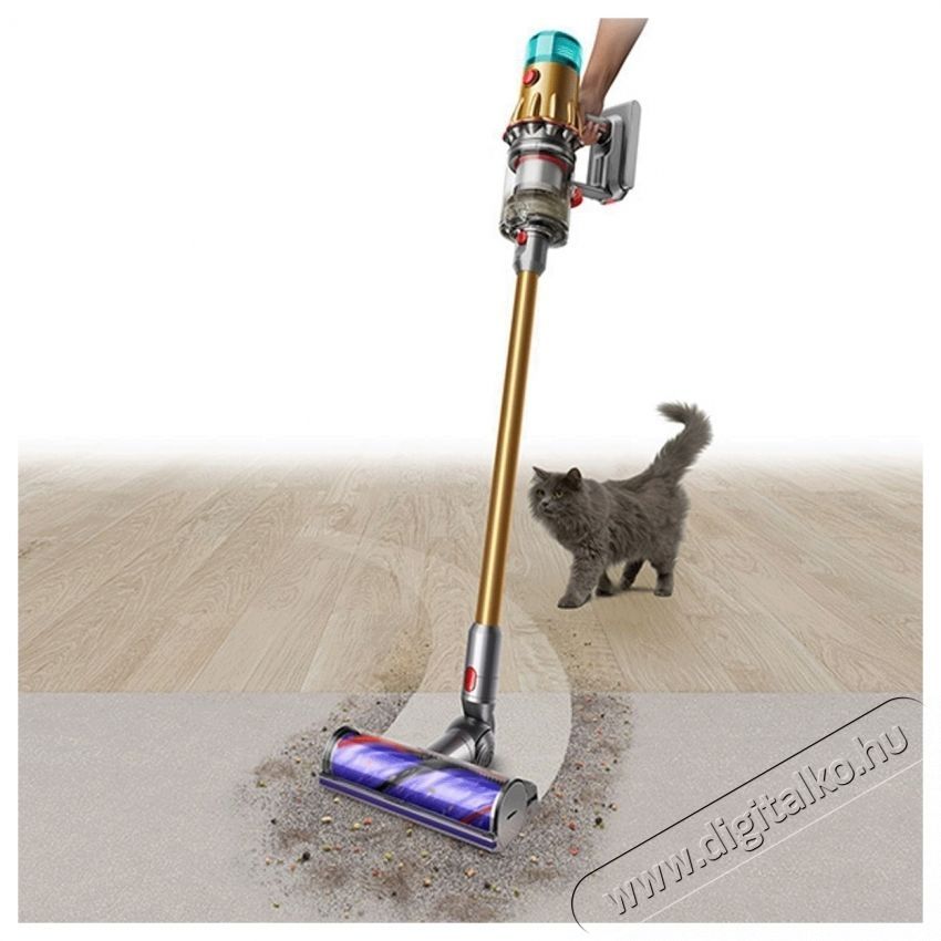 Dyson V12 Slim Detect Absolute 448870-01 F&uuml;ggőleges vezet&eacute;k n&eacute;lk&uuml;li porsz&iacute;v&oacute;, 545 W, HEPA szűrővel, auton&oacute;mia 60 perc, 3 tiszt&iacute;t&aacute;si m&oacute;d, arany H&aacute;ztart&aacute;s / Otthon / K&uuml;lt&eacute;r - Porsz&iacute;v&oacute; / takar&iacute;t&oacute;g&eacute;p - K&eacute;zi / &aacute;ll&oacute; porsz&iacute;v&oacute; - 536386