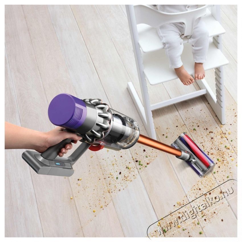 Dyson Cyclone V10  Absolute Vezet&eacute;k n&eacute;lk&uuml;li porsz&iacute;v&oacute;, 525W, 25.2V, 0,76l, 60 perc &uuml;zemidő, Sz&uuml;rke/Narancs H&aacute;ztart&aacute;s / Otthon / K&uuml;lt&eacute;r - Porsz&iacute;v&oacute; / takar&iacute;t&oacute;g&eacute;p - K&eacute;zi / &aacute;ll&oacute; porsz&iacute;v&oacute; - 536382