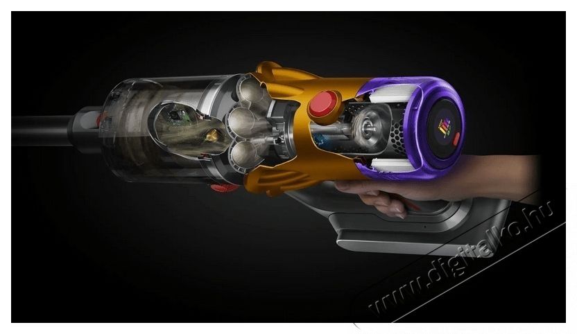 Dyson V12 (2023) Detect Slim Absolute vezet&eacute;k n&eacute;lk&uuml;li porsz&iacute;v&oacute; (448884-01) H&aacute;ztart&aacute;s / Otthon / K&uuml;lt&eacute;r - Porsz&iacute;v&oacute; / takar&iacute;t&oacute;g&eacute;p - K&eacute;zi / &aacute;ll&oacute; porsz&iacute;v&oacute; - 540010