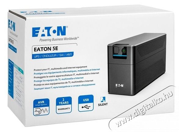 Eaton 5E Gen2 5E700UI USB IEC 360W fekete sz&uuml;netmentes t&aacute;pegys&eacute;g Iroda &eacute;s sz&aacute;m&iacute;t&aacute;stechnika - Sz&aacute;m&iacute;t&oacute;g&eacute;p tartoz&eacute;k - T&aacute;pegys&eacute;g - 499111