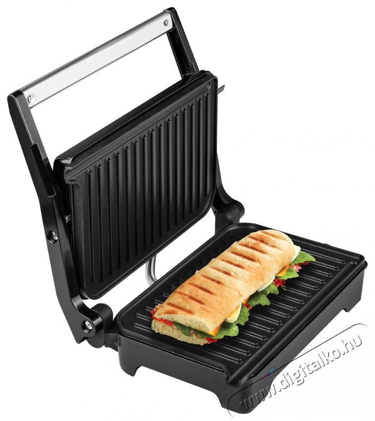 ECG S-2070 Panini maker/Mini grill Konyhai term&eacute;kek - Konyhai kisg&eacute;p (s&uuml;t&eacute;s / főz&eacute;s / hűt&eacute;s / &eacute;telk&eacute;sz&iacute;t&eacute;s) - Kontakt grill s&uuml;tő / s&uuml;tőlap - 399567