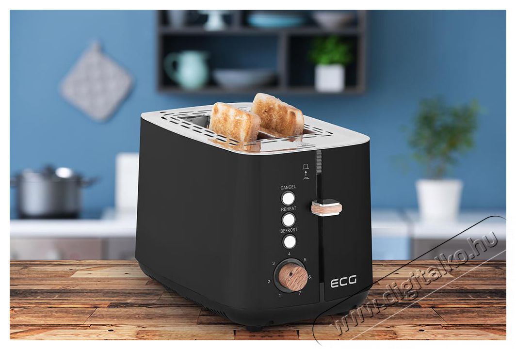 ECG ST 2768 Timber Black Keny&eacute;rpir&iacute;t&oacute; Konyhai term&eacute;kek - Konyhai kisg&eacute;p (s&uuml;t&eacute;s / főz&eacute;s / hűt&eacute;s / &eacute;telk&eacute;sz&iacute;t&eacute;s) - Keny&eacute;rpir&iacute;t&oacute; - 491284