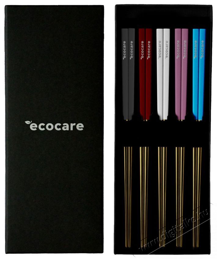 ECOCARE F&eacute;m Sushi p&aacute;lcika doboz arany mix foganty&uacute; 10 db Konyhai term&eacute;kek - &Eacute;tk&eacute;szlet - Evőeszk&ouml;z k&eacute;szlet - 527166