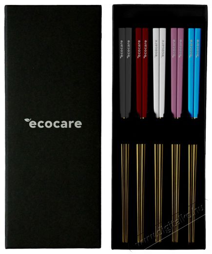 ECOCARE F&eacute;m Sushi p&aacute;lcika doboz arany mix foganty&uacute; 10 db Konyhai term&eacute;kek - &Eacute;tk&eacute;szlet - Evőeszk&ouml;z k&eacute;szlet - 527166