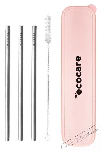 ECOCARE F&eacute;m sz&iacute;v&oacute;sz&aacute;l k&eacute;szlet, r&oacute;zsasz&iacute;n, tokkal Konyhai term&eacute;kek - Konyhai eszk&ouml;z - K&eacute;szlet / szett - 528588