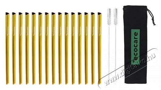 ECOCARE K&ouml;rnyezetbar&aacute;t f&eacute;m sz&iacute;v&oacute;sz&aacute;l - sz&iacute;v, arany 15 db Konyhai term&eacute;kek - Konyhai eszk&ouml;z - K&eacute;szlet / szett - 528595