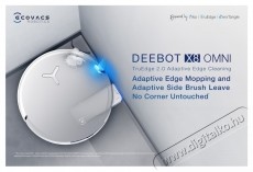 Ecovacs DEEBOT X8 OMNI robotporsz&iacute;v&oacute;, 18000Pa, 6400mAh Li-ion akkumul&aacute;tor, 110ml v&iacute;ztart&aacute;ly, 220ml portart&aacute;ly, 2x 4l &aacute;llom&aacute;s szennyv&iacute;z tart&aacute;ly, 3l portart&aacute;ly, Feh&eacute;r H&aacute;ztart&aacute;s / Otthon / K&uuml;lt&eacute;r - Porsz&iacute;v&oacute; / takar&iacute;t&oacute;g&eacute;p - Robotporsz&iacute;v&oacute; - 536391