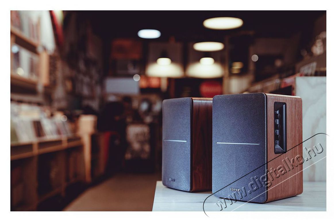 EDIFIER R1280DB 2.0 barna hangsz&oacute;r&oacute; p&aacute;r Audio-Video / Hifi / Multim&eacute;dia - Hangfal - Hangfalszett - Polc / &aacute;llv&aacute;nyos/ h&aacute;tt&eacute;r hangsug&aacute;rz&oacute; - 455724