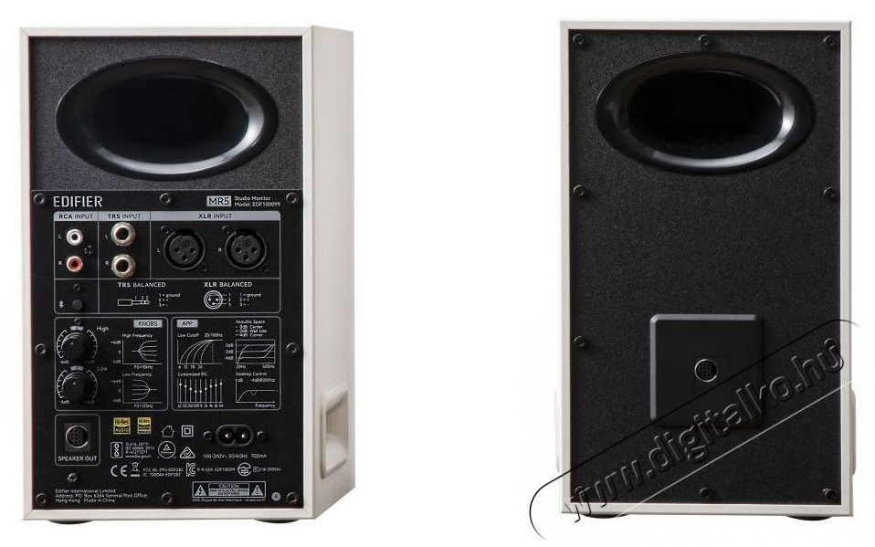 EDIFIER MR5, feh&eacute;r Audio-Video / Hifi / Multim&eacute;dia - Hangfal - Hangfalszett - &Aacute;ll&oacute; / front hangfal - 530490
