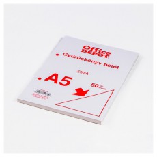 EGYEB BELFOLDI Office Depot A5 50 lapos sima gyűrűsk&ouml;nyv bet&eacute;t Iroda &eacute;s sz&aacute;m&iacute;t&aacute;stechnika - Nyomtat&oacute; - Kieg&eacute;sz&iacute;tő - 508561