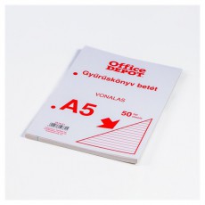 EGYEB BELFOLDI Office Depot A5 50 lapos vonalas gyűrűsk&ouml;nyv bet&eacute;t Iroda &eacute;s sz&aacute;m&iacute;t&aacute;stechnika - Nyomtat&oacute; - Kieg&eacute;sz&iacute;tő - 508559