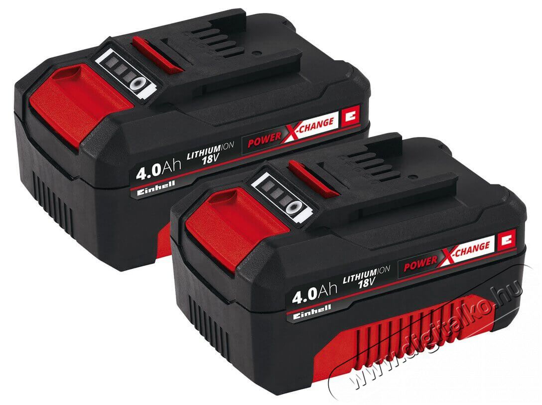 Einhell PXC-TWINPACK 4,0AH akkumul&aacute;tor csomag H&aacute;ztart&aacute;s / Otthon / K&uuml;lt&eacute;r - Szersz&aacute;m - Li-ion akkumul&aacute;tor szersz&aacute;mokhoz - 352448
