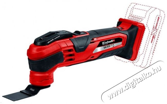 Einhell VARRITO SOLO Akkus multicsiszol&oacute; (4465160) H&aacute;ztart&aacute;s / Otthon / K&uuml;lt&eacute;r - Szersz&aacute;m - Csiszol&oacute; g&eacute;p - 352660