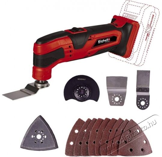 Einhell TC-MG 18 LI-SOLO multifunkci&oacute;s csiszol&oacute;g&eacute;p H&aacute;ztart&aacute;s / Otthon / K&uuml;lt&eacute;r - Szersz&aacute;m - Csiszol&oacute; g&eacute;p - 362160